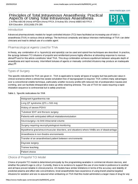 julia tiva|Principles of total intravenous anaesthesia: practical aspects of .